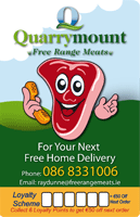 Quarrymount Free Range Meats Loyalty Card